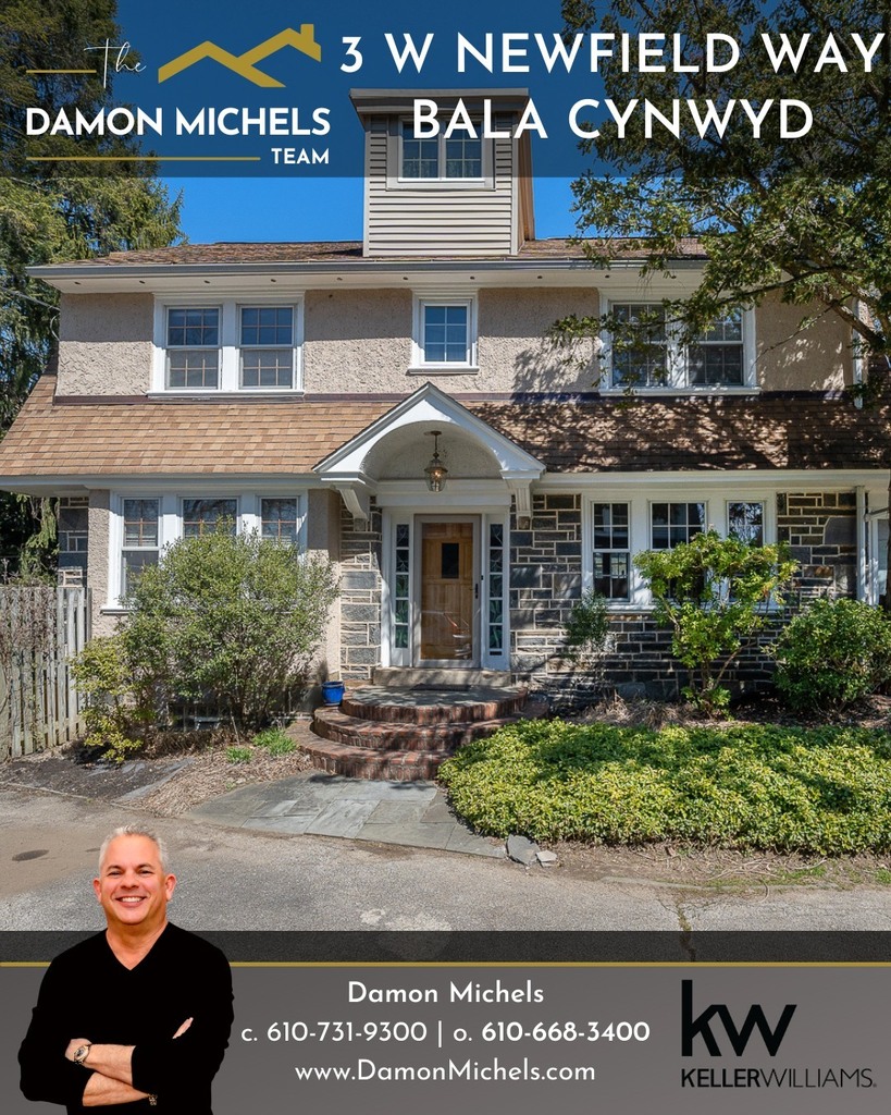 Price Improvement on 3 W Newfield Way in Bala Cynwyd! This wonderful 5 bedroom, 2 full and 3 half bath home is now listed at $685,000.

Call me at 610-668-3400 for more information or to schedule a private showing.

#TheDamonMichelsTeam #KWMainLine #Bala… instagr.am/p/CrOvpGKv3nf/