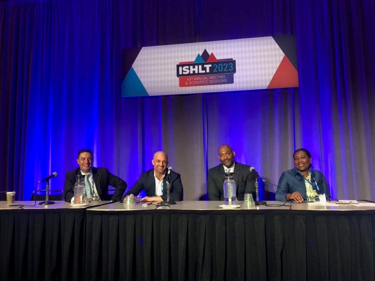 Thanks to esteemed faculty Drs. Luanda Grazette, @DoctorRTC, Brian Howard and Patrick McCann for sharing their real world experience in managing HFrEF patients with #Barostim today at #ISHLT2023.

#OutsmartTheHeart #heartfailure #cardiology #cardiotwitter #healthcare #medtech