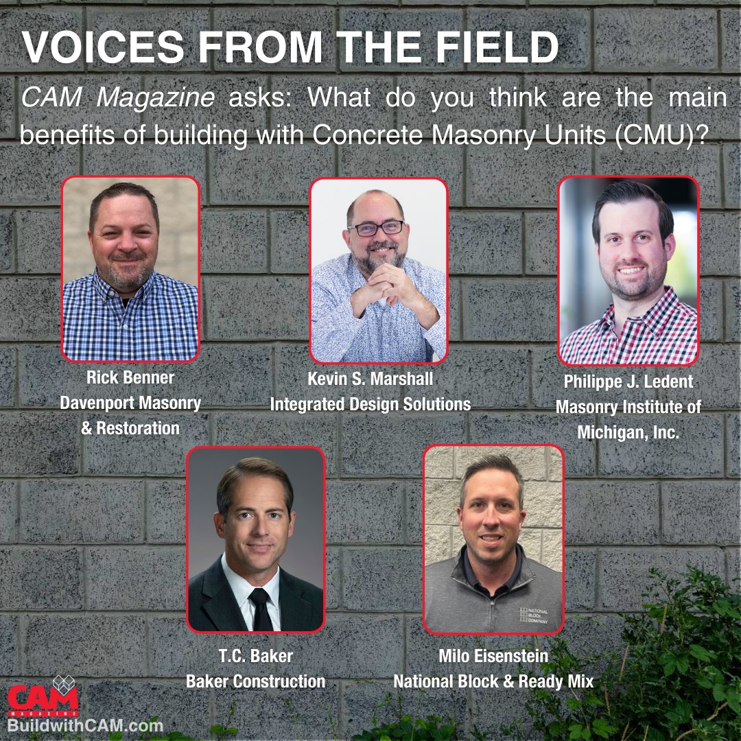 Discover new insights and fresh perspectives from top industry professionals in CAM Magazine's latest Voices from the Field piece. Check it out now at BuildwithCAM.com/CAM-Magazine! #BuildwithCAM #VoicesfromtheField #CAMMagazine #Concrete #CMUs