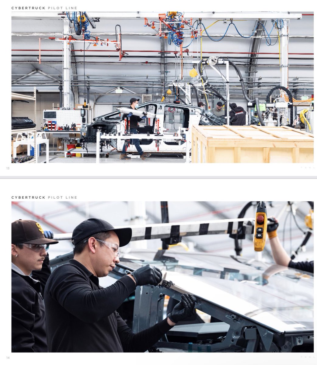 Cybertruck production line photos!