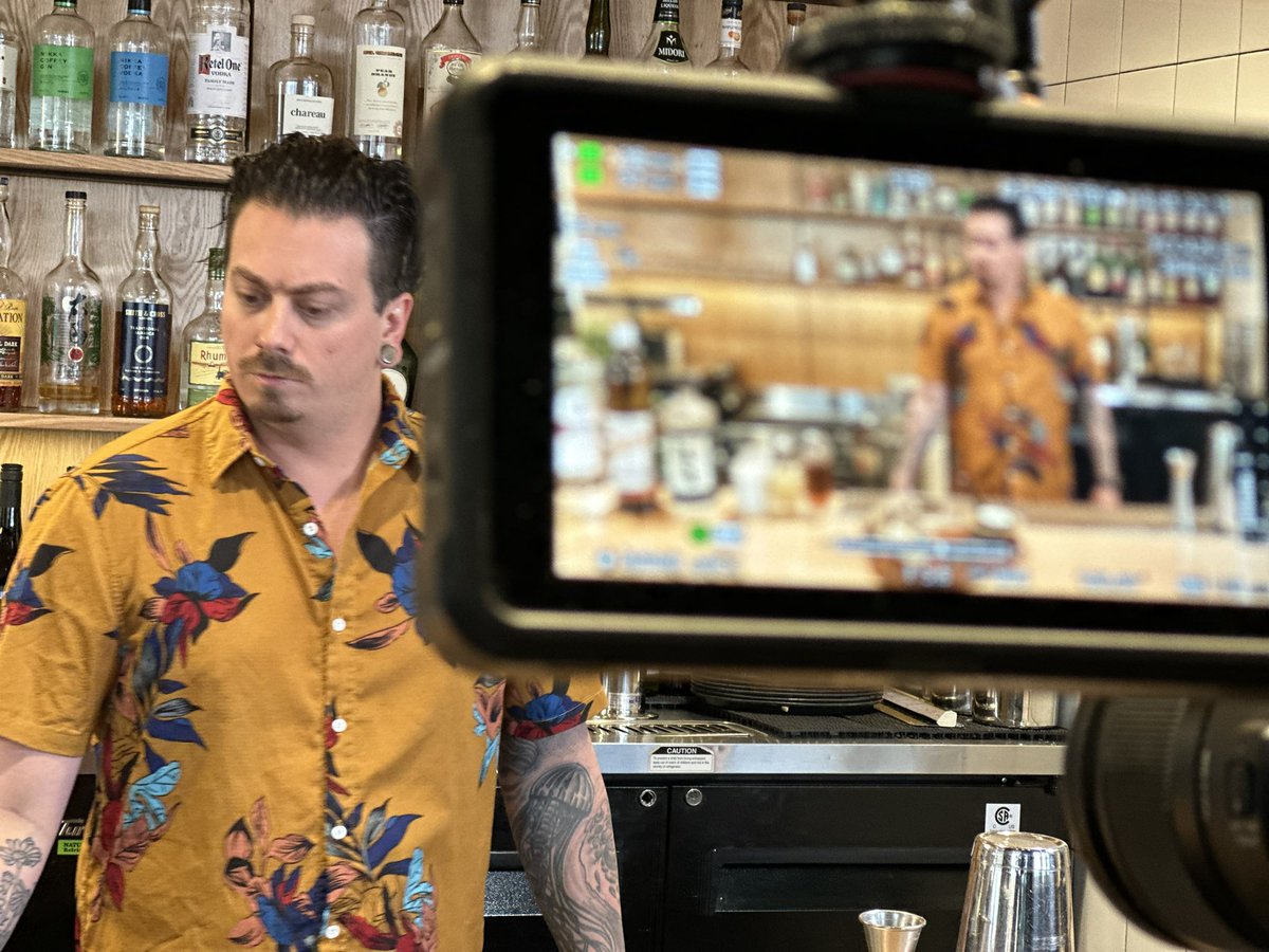 Filming a new series, which I feel will be my finest work yet!