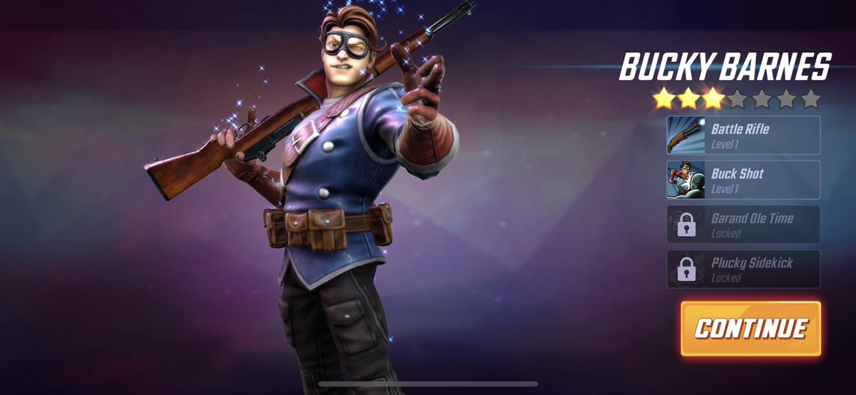 KingLugash's tweet photo. Welcome three new folx to my squad: Bucky Barnes, Union Jack, and (finally) Black Bolt!  Now 222 characters total!  
  #MarvelStrikeForce #MarvelSF @MarvelStrikeF https://t.co/CJft4xzw9c
