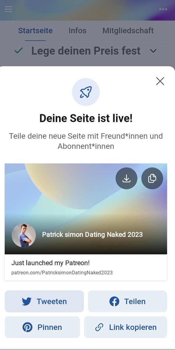 Friends, unfortunately I can't tweet it any other way, but I think that's enough. I've already told you that I'd like to start onlyfans soon, but until then I can be found on patreon. I wish you all a pleasant Thursday evening and tomorrow a good start into Friday 😎✌️