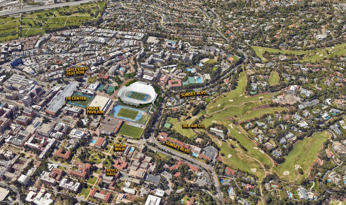 888_BB_888's tweet photo. @TroyAikman @LAFBNetwork Check out these concepts that have been proposed previously. Close the N entrances so all gameday traffic is routed through Wilshire-side on Sat when no work traffic exists &amp; BelAir residents shouldn't object. Click on ALT in the pics 4 more info. #4sUp https://t.co/UPJsmkAmlU