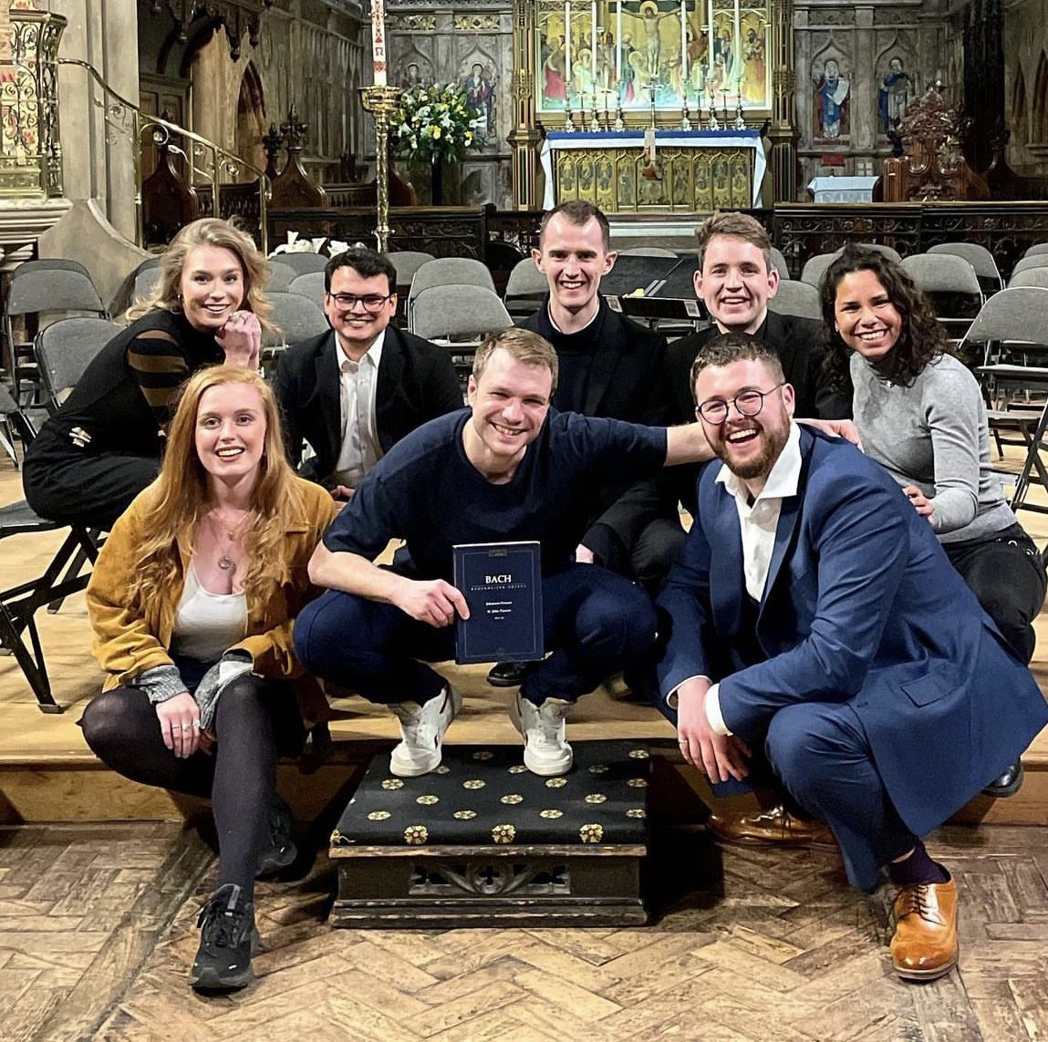 jmbeddoe's tweet photo. Still buzzing after evangelising for the first time at this weekend’s St John Passion with @LondonCityOrch @hesperoschoir! Such an incredible group of musicians inc. amazing soloists led by Thomas Payne: couldn’t have asked for a better team to take this work on with! https://t.co/hz0k13rUHx