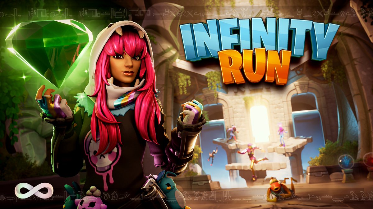 We're excited to announce that Infinity Run, our first-ever 1.0 experience, is now available and featured in the game's discovery menu! Come check it out now and see what all the hype is about.

🔗: epicgames.com/fn/5001-0003-6…
<a href="/FNCreate/">Fortnite Developers</a> #FortniteCreative #UEFN