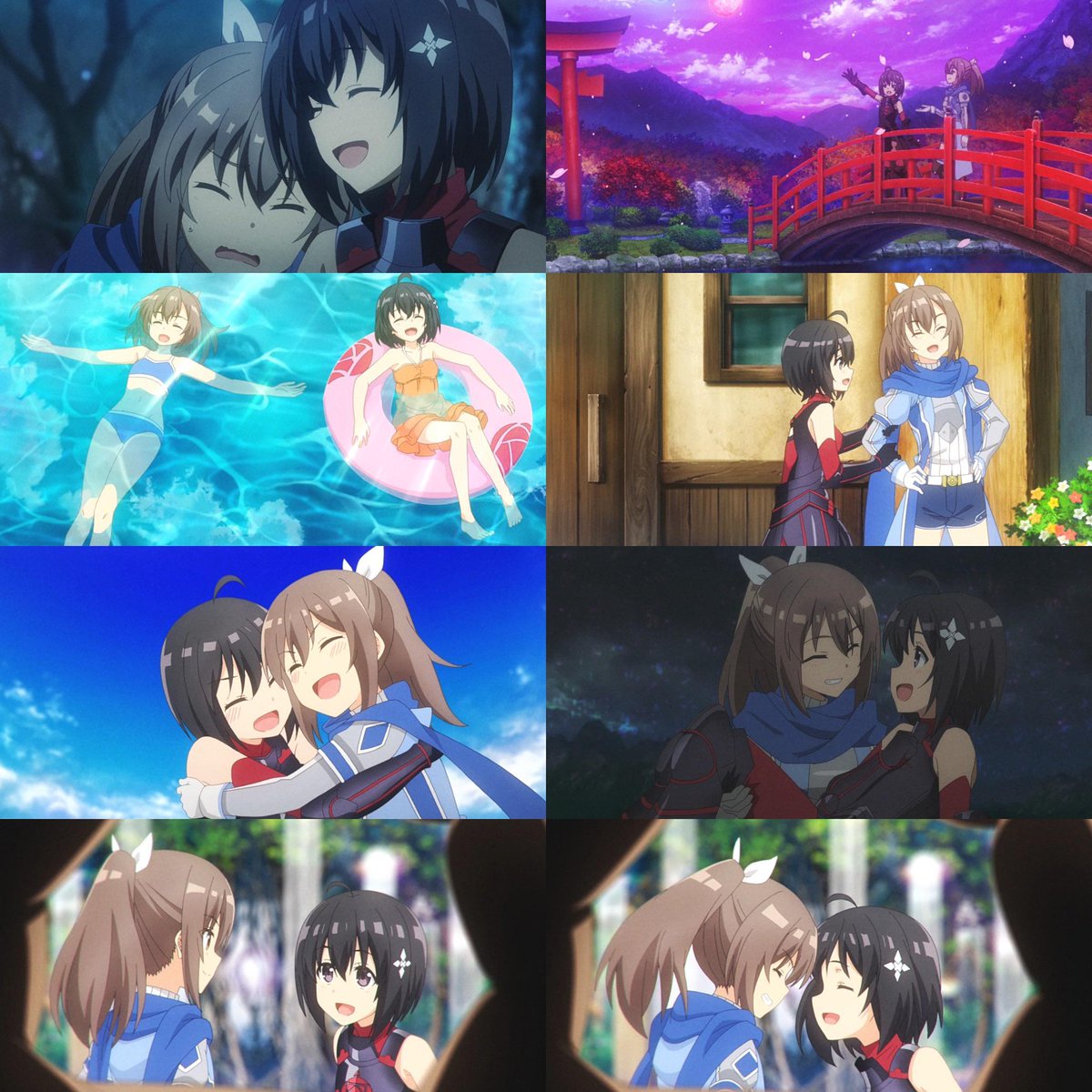 Maple and Sally in final episode [Bofuri]