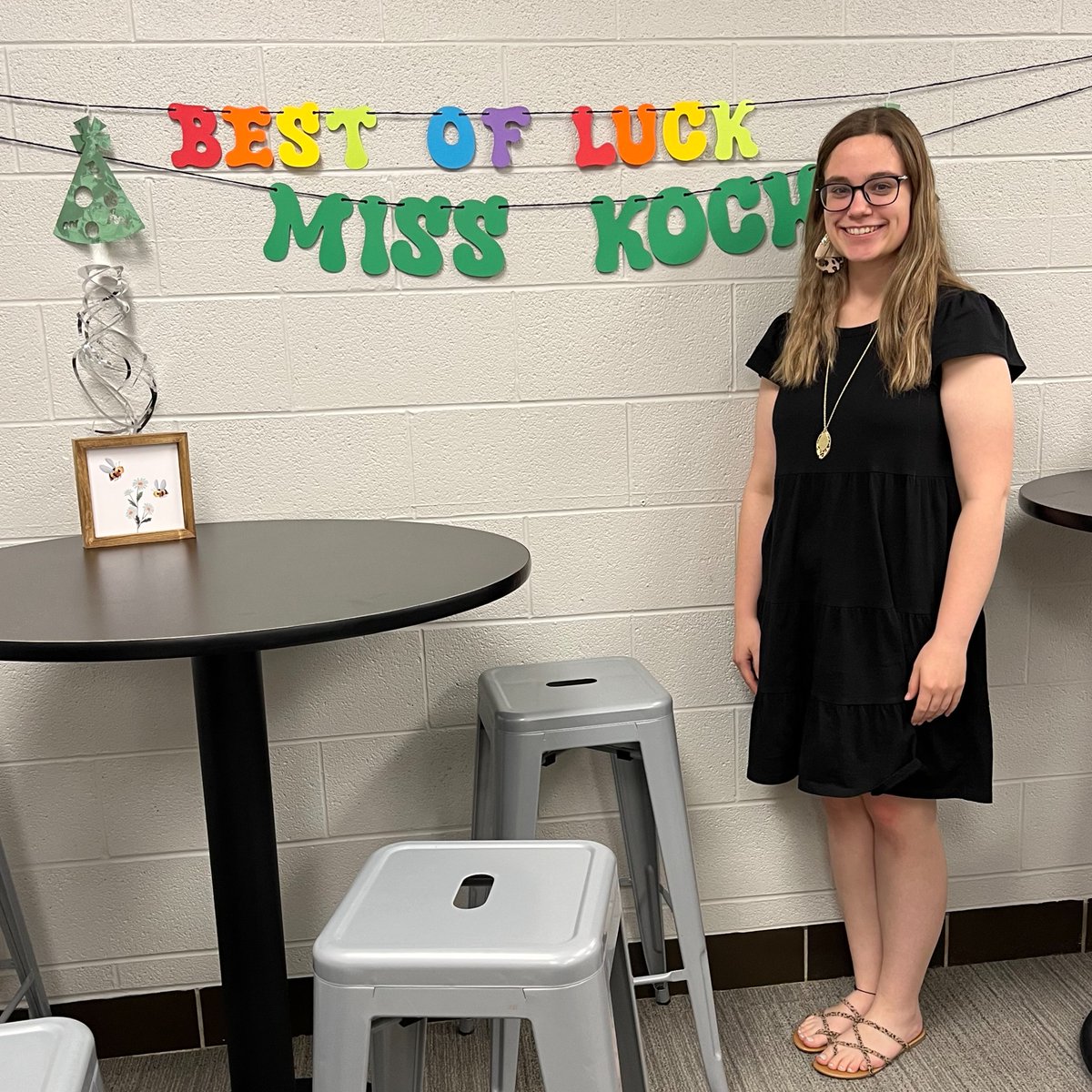 Today we are celebrating Ms. Koch! Today is Mrs. Koch's last day in the classroom at CCC as a student teacher in our Ag program, and she will be missed very much! We wish Ms. Koch well in her new job and remind her that she will always be a part of our #CCCfamily!