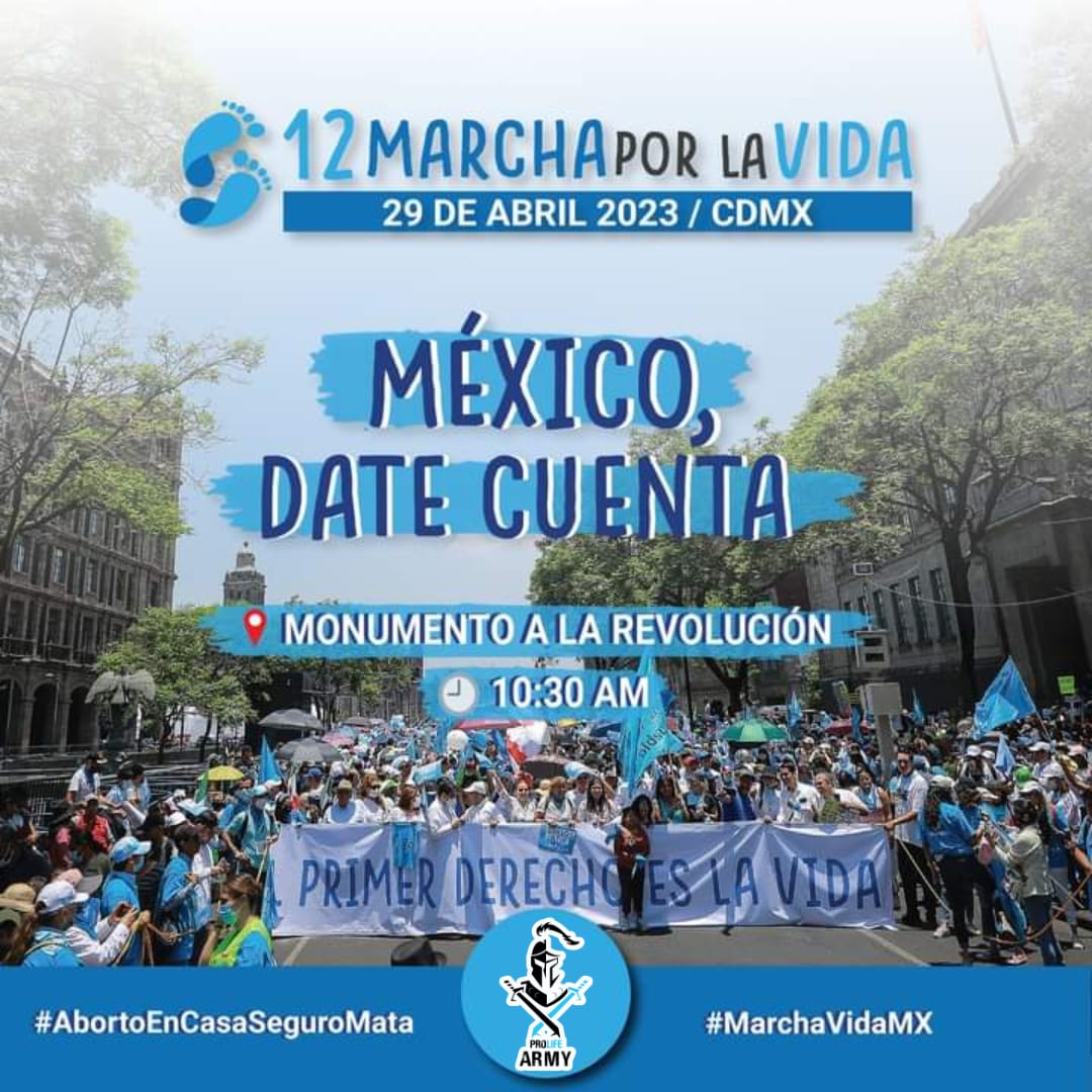 ¿Y tú ya estás listo para la marcha? 
#MarchaVidaMx
#AbortoEnCasaSeguroMata
💙💙💙💙💙💙💙💙💙💙💙💙