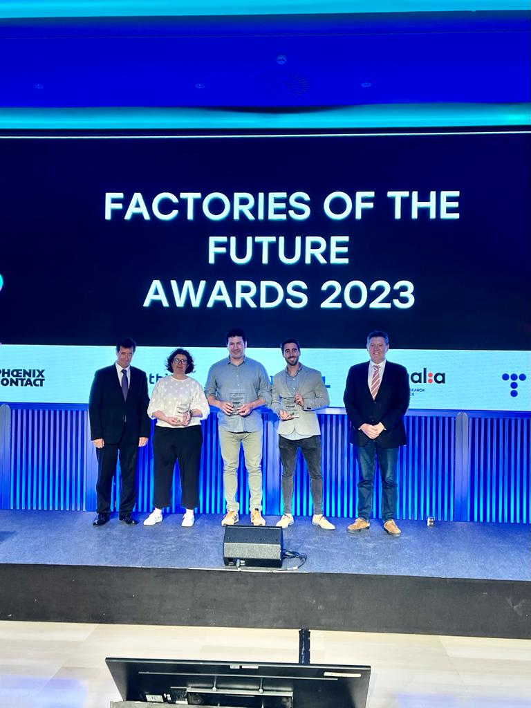 Really glad to represent <a href="/Eurecat_news/">Eurecat</a> as a  finalist of the "Best #robotics Project" in the Factories of the Future Awards #AF2023 with our beloved <a href="/Sharework_EU/">Sharework 🇪🇺 🤖</a> project #AI