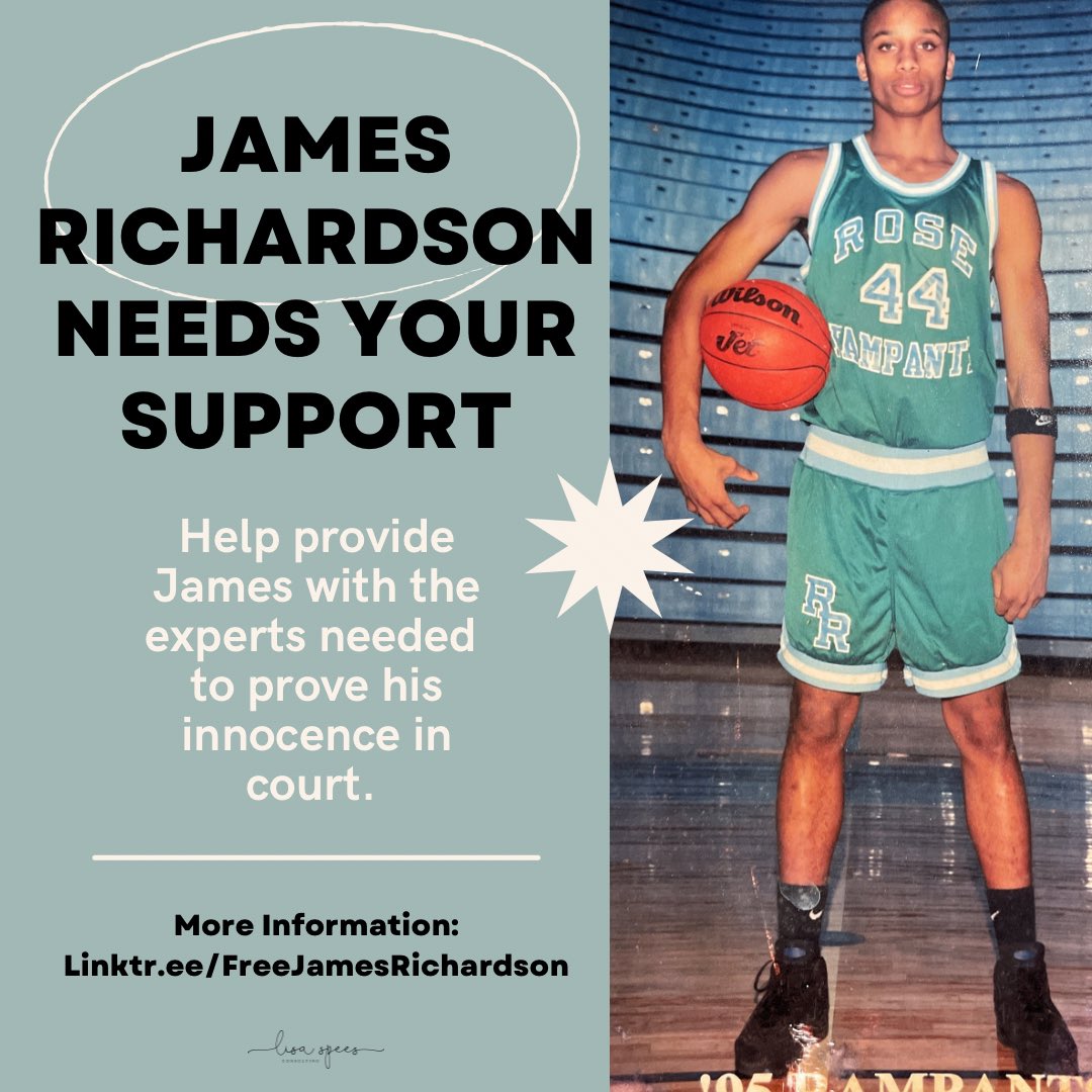 James Richardson has spent 14 years in prison for a crime he didn’t commit. James is in need of experts who can help prove James’s innocence in court. If you’re able, please consider donating &amp; share our campaign. #FreeJamesRichardson pages.donately.com/freejamesricha…