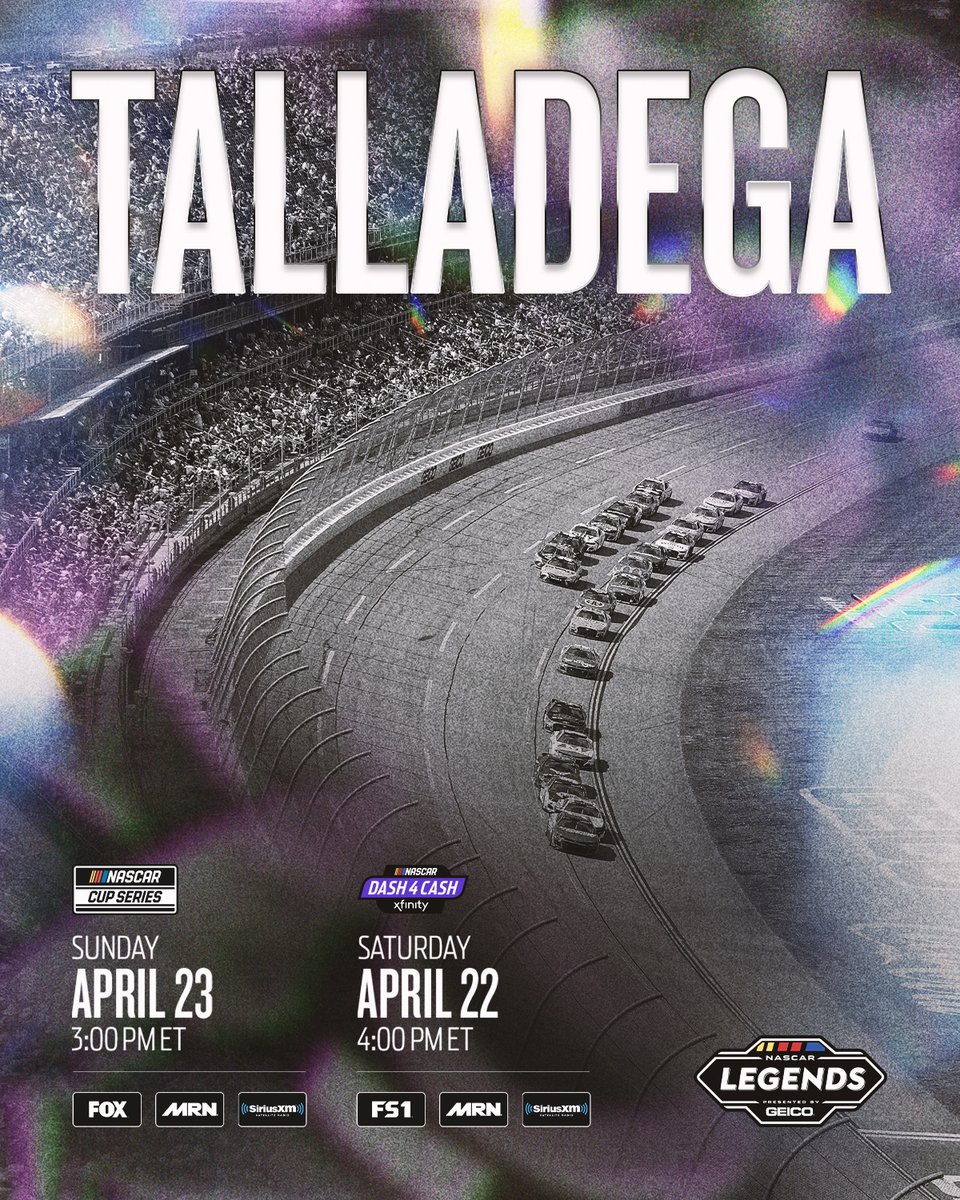 #Dash4Cash and the #GEICO500? 

This is shaping up to be one awesome @TALLADEGA weekend! 🤘