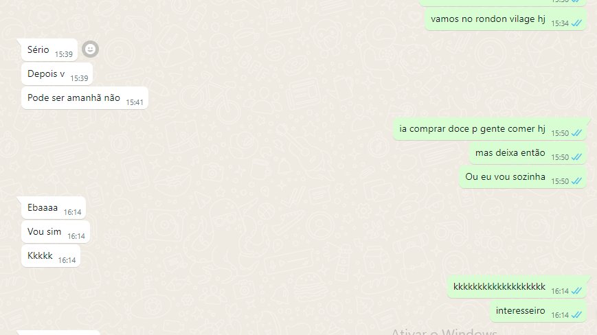 Meu marido não é nada interesseiro né
obs: Rondon Vilage (Supermercados Rondon) kkkkkkkk