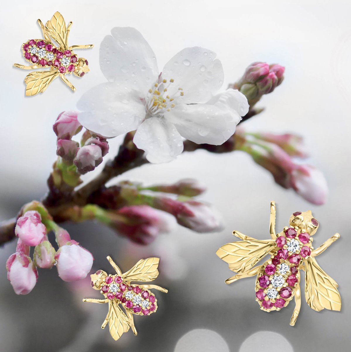 allison_quaid's tweet photo. Spring is in the air with our Ruby Bee Brooch

Discover this creation at https://t.co/5Mow88cidl https://t.co/c2TmQfk9W3