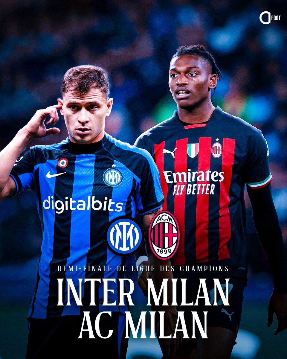 Derby de la Madonnina en demi-finale de la LDC. 🖤💙 ⚔️ ❤️🖤

Ça va être incroyable. 😍