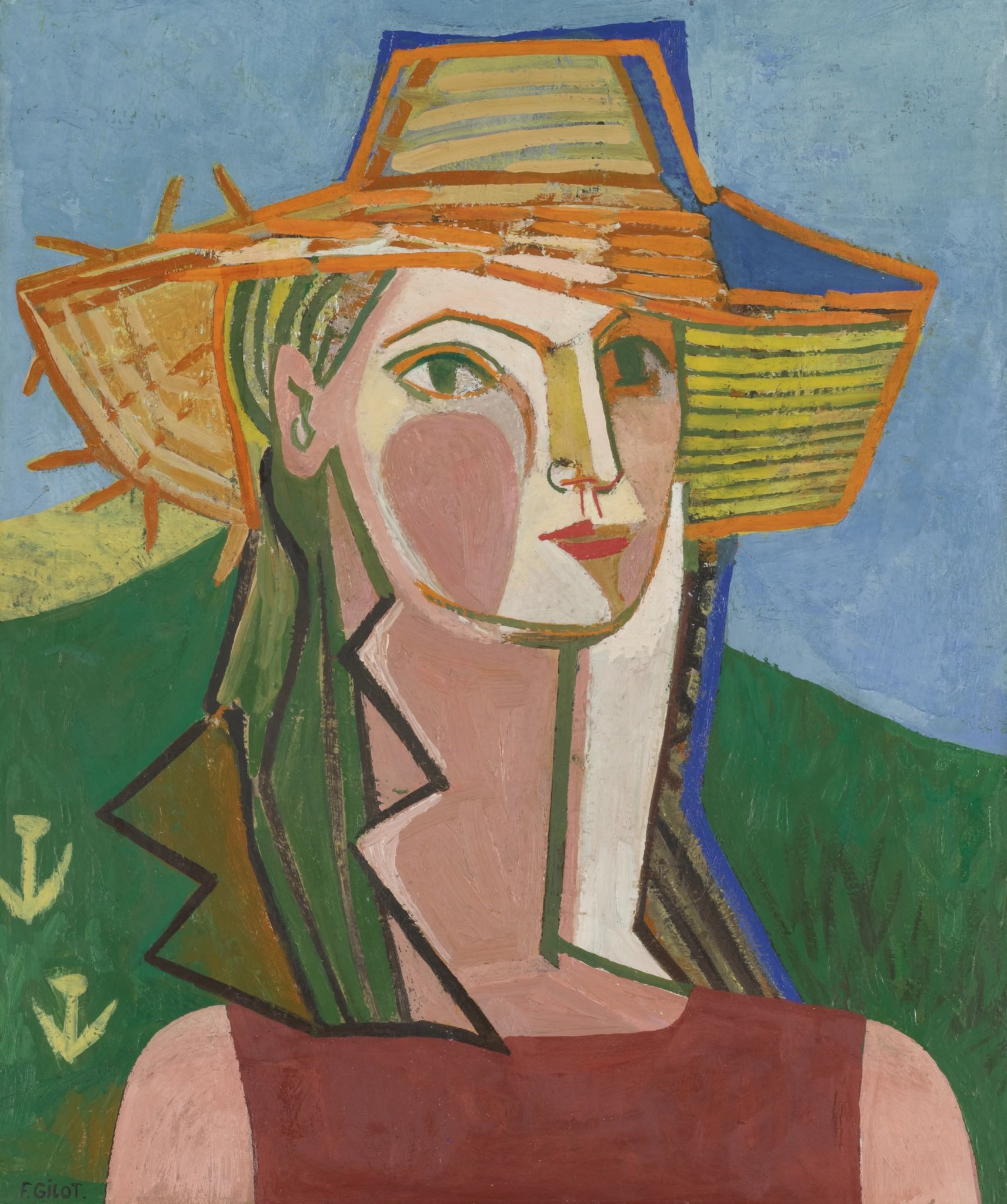Пикассо портрет Франсуазы кубизм