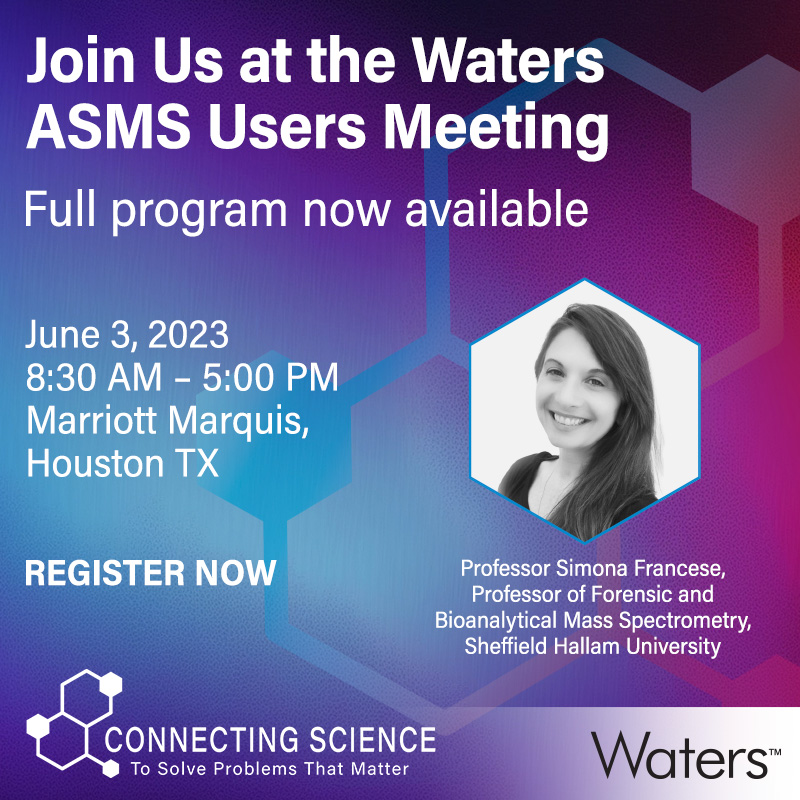WatersCorp's tweet photo. See our program &amp; ready yourself for conversation with experts across industry and academia. Hear insights &amp; best practices from researchers with solutions that advance science and inspire communities. We look forward to welcoming you to Houston! https://t.co/EOk1cANjtc https://t.co/7hPZxSoxKN