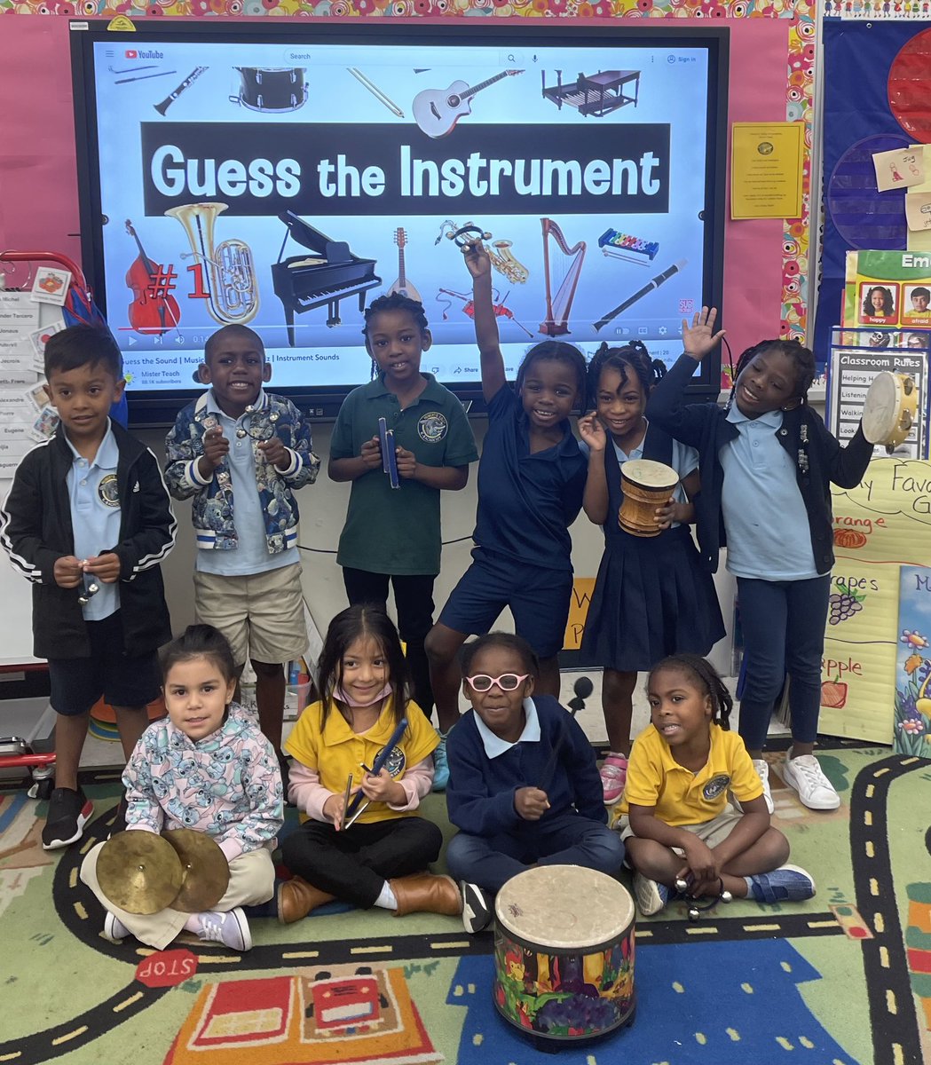 HubertSibleyK8's tweet image. Happy Early Childhood Week! ❤️ Our students had a wonderful time guessing instruments on Music Monday! 🪘🪕🥁🎸🪗🎺🎷 @ChandrellLarkin @MDCPS @MDCPSNorth @SuptDotres #ewc2023 @LDIAZ_CAO @MDCPS_OECP