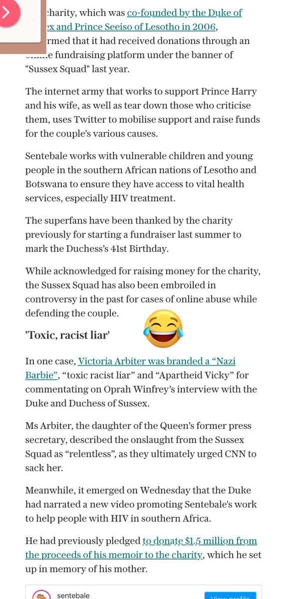 jozzzaphen's tweet photo. The internet army that works to support Prince Harry and his wife, as well as tear down those who criticise them, uses Twitter to mobilise support and raise funds for the couple’s various causes.
Lord, she mentions #VickyAsslicker when we outed her😂😂 https://t.co/3Gieig5NLN