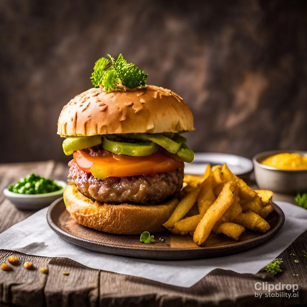 AI aplicada a las fotos de comida. Espectacular!
El prompt "hamburguesa con patatas"
Imagen creada con clipdrop.

.
.
#ai
#food #foodporn #foodie