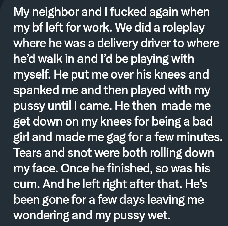Pervconfession On Twitter She Fucked Her Neighbour Again 