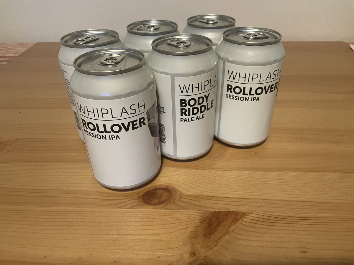 Thanks <a href="/whiplashbeer/">Whiplash Beer</a> for the beers! Really appreciate it