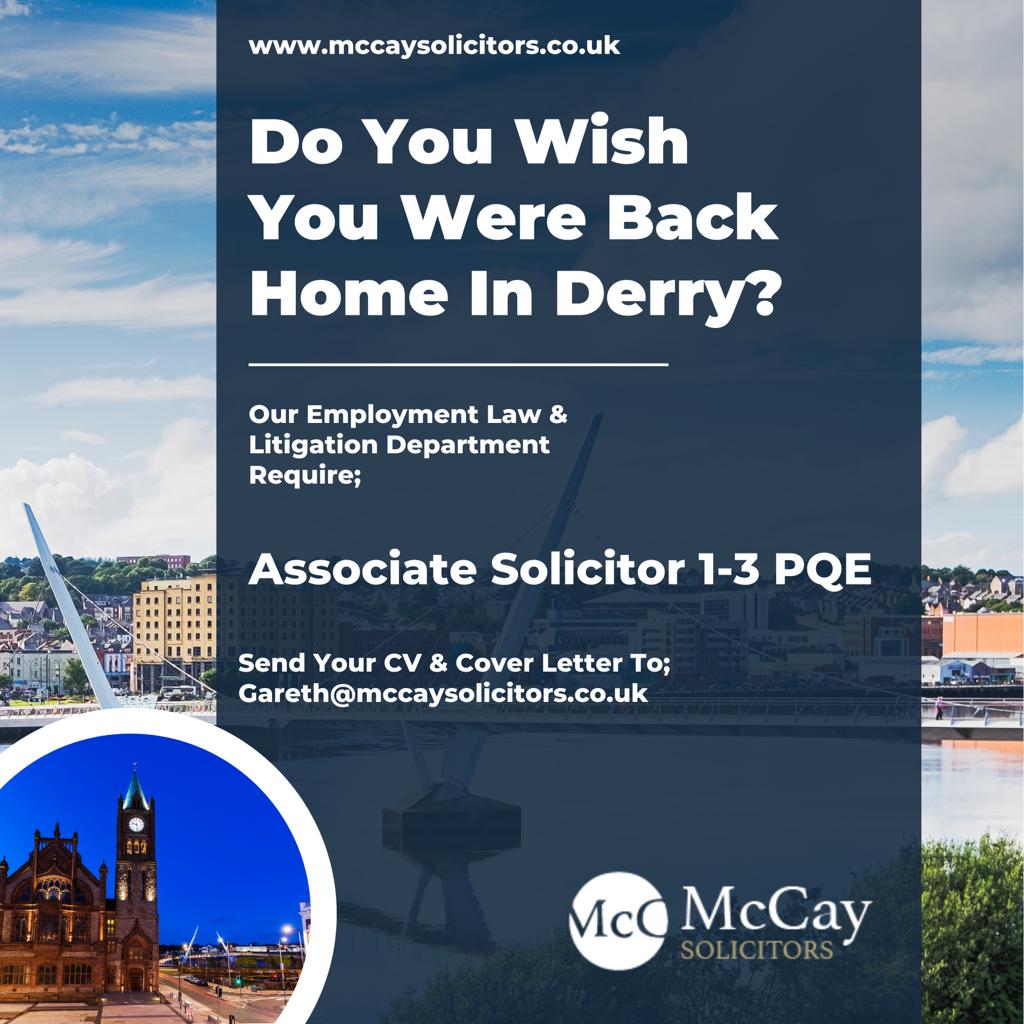 Cannot get this role filled at present...gonna try an alternative pitch...

- Next door to a bakery
- You can get up at 8.30am and still be in work on time 
- Dohertys mince
- Can still swim on our beaches
- Micky Doherty playing 5 nights a week

#ApplyHi