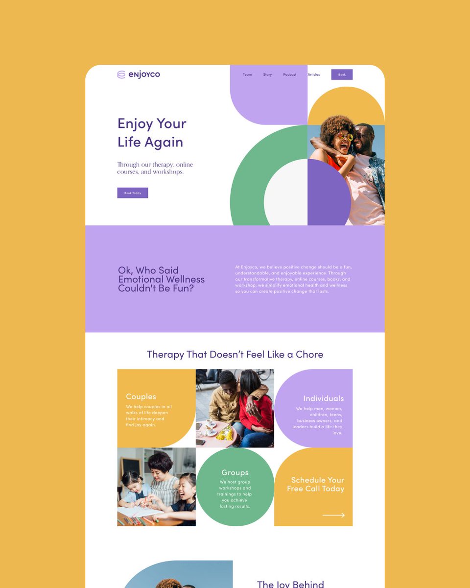 helloluum's tweet photo. "Luum's branding work gives us a major advantage over competitors in our saturated industry. As a result, we're attracting our ideal prospects who fall in love with us before they even encounter our services — all thanks to Luum." – Neal Samudre, Enjoyco Founder

#branding https://t.co/vwEjyjGCRS