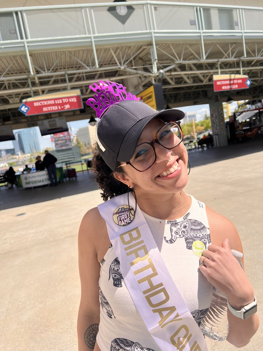 phireontop's tweet photo. @RiverCats can we get a birthday song for Kassidy today?! It’s her first River Cats game! https://t.co/FdHp8CHZ11
