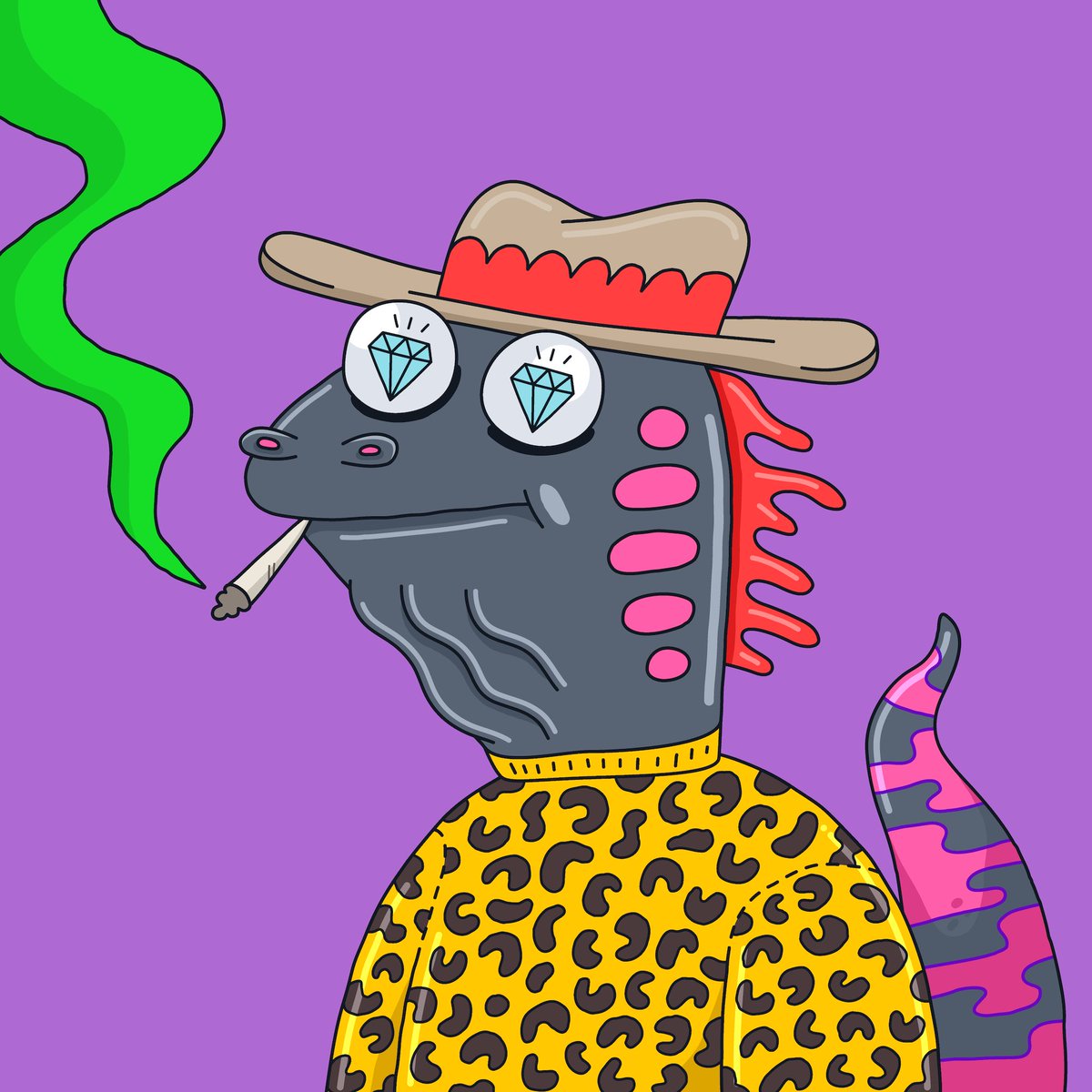 I’m going to be traveling tomorrow so I wanted to get this started early.  In honor of 4/20 I’m starting this “puff puff pass” now.  Post your favorite smoking related NFT, take a hit, and tag someone you you wanna pass it to.  I’ll start……..😮‍💨😶‍🌫️ <a href="/kennypowerz/"></a>