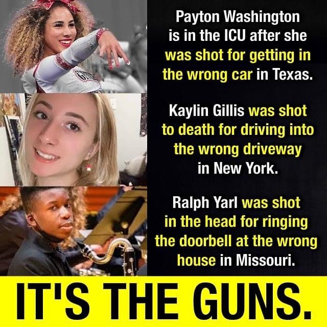 Tony Resistance on Twitter "It's the guns! Ask Payton Washington