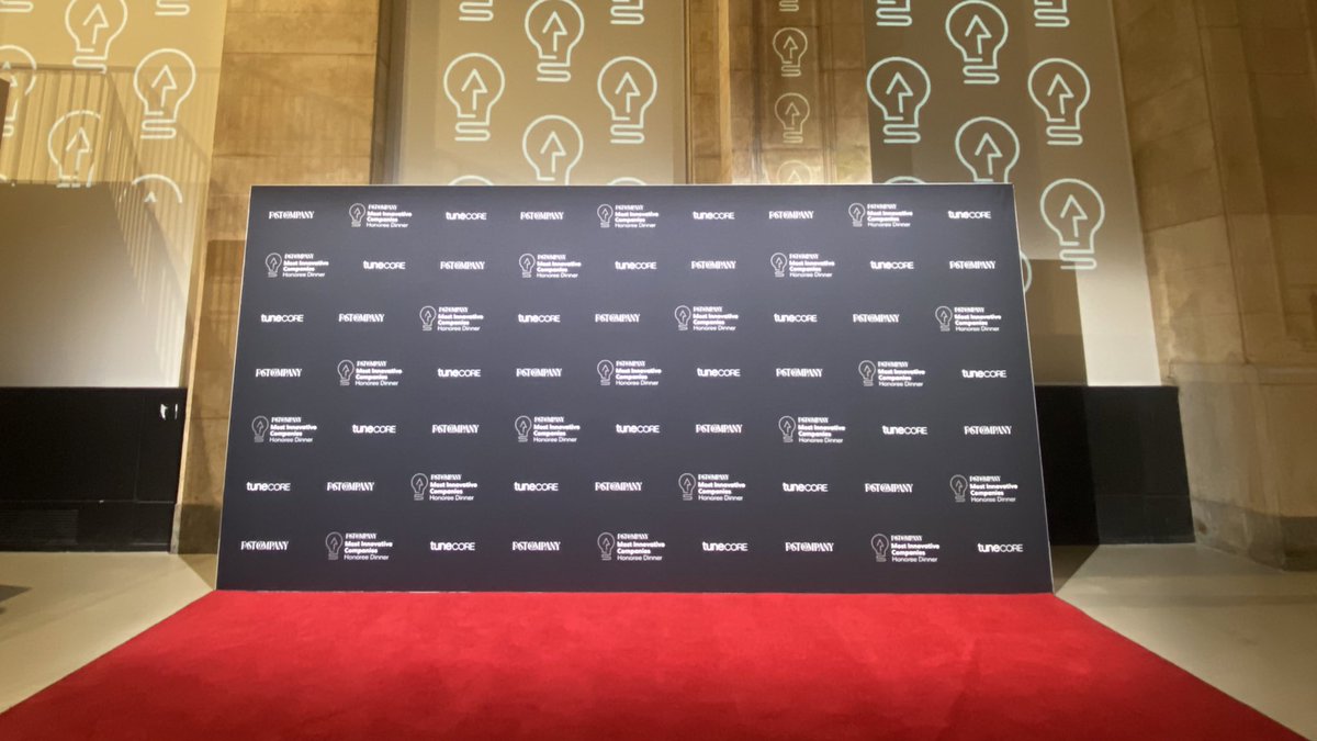 FastCompanyLive's tweet photo. Day 1 of the #MICsummit is over, but the red carpet is ready for our #FCMostInnovative honorees 📸 https://t.co/FFI2xn2Elb