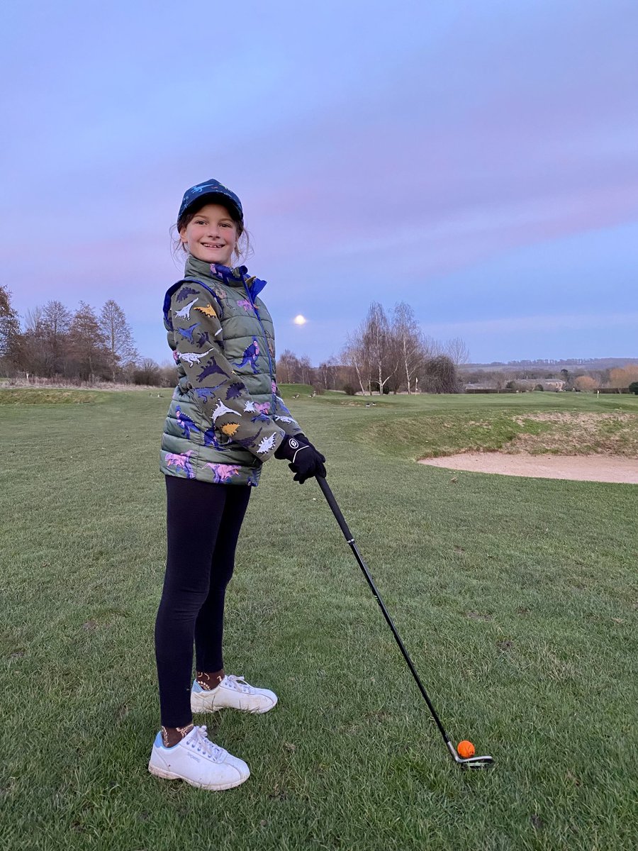 Smile if you’ve got your firstt handicap 🤗 Almost 2 years to the day our 9 yr old has gone from never picking up a club (not a golf family) to a 44.5 player. All credit goes to ⁦@iainfultongolf⁩ & Ken ⁦@bwjuniorgolf⁩ for their help & enthusiasm #girlsgolfrocks #golf