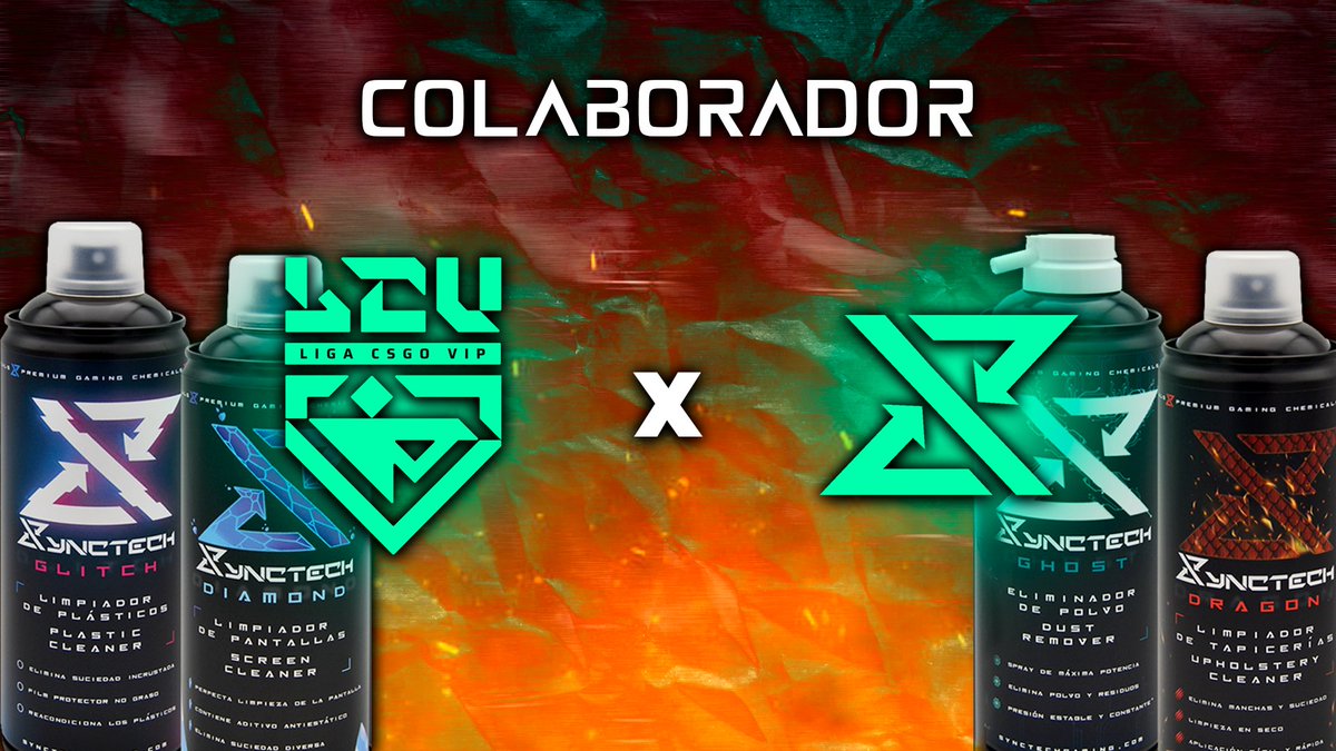 LigaCSGOVIP's tweet photo. ¡Damos una calurosa bienvenida a nuestro nuevo colaborador!

Gana un pack de 4️⃣ productos para limpiar tu Setup al completo

Requisitos:
🫂Follow @SynctechGaming y @LigaCSGOVIP
🔄 RT
🧽 Menciona a quien necesite quitar la mugre de su zona gaming

Ganador en 48 horas 🎁
#sorteo https://t.co/eqkBCdLTnY