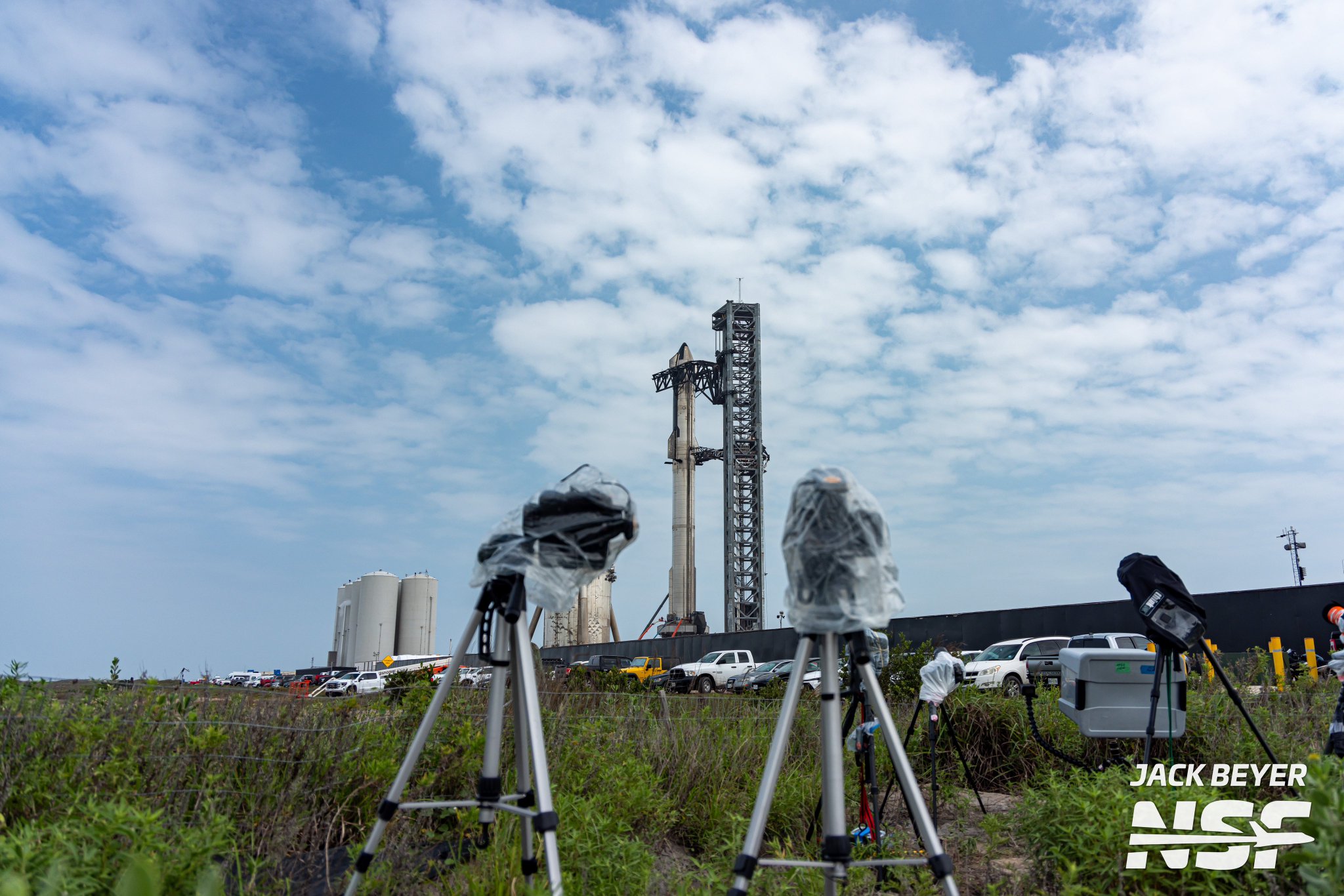 Jack Beyer on Twitter "Scenes from Starship ITF remote setup take 2