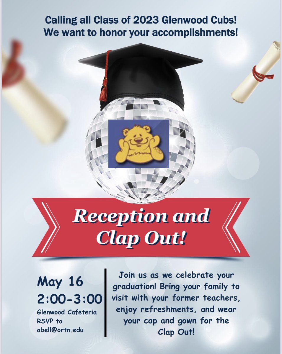 ORHS Seniors: were you a Glenwood Cub? Check this out! ⁦<a href="/ORSchools/">Oak Ridge Schools</a>⁩ ⁦<a href="/ORHS_Wildcats/">Oak Ridge HS</a>⁩ ⁦@ORHSCounseling⁩ ⁦<a href="/GlenwoodCubs/">Glenwood Elementary</a>⁩