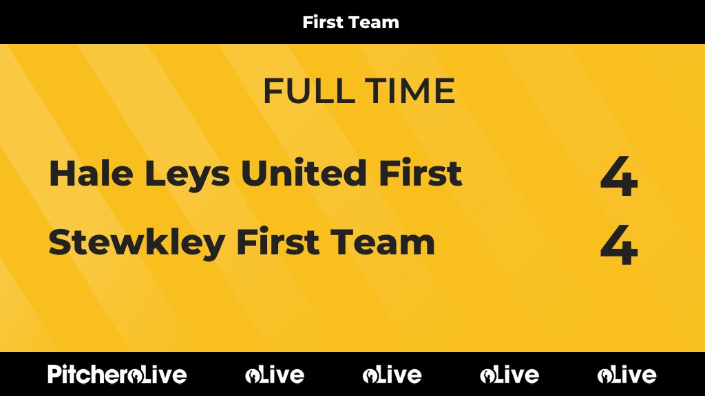 stewkleyfc's tweet photo. FULL TIME: Hale Leys United First 4 - 4 Stewkley First Team
#HALSTE #Pitchero
https://t.co/vaDYhP7dzp https://t.co/SAr4ZQdMDO