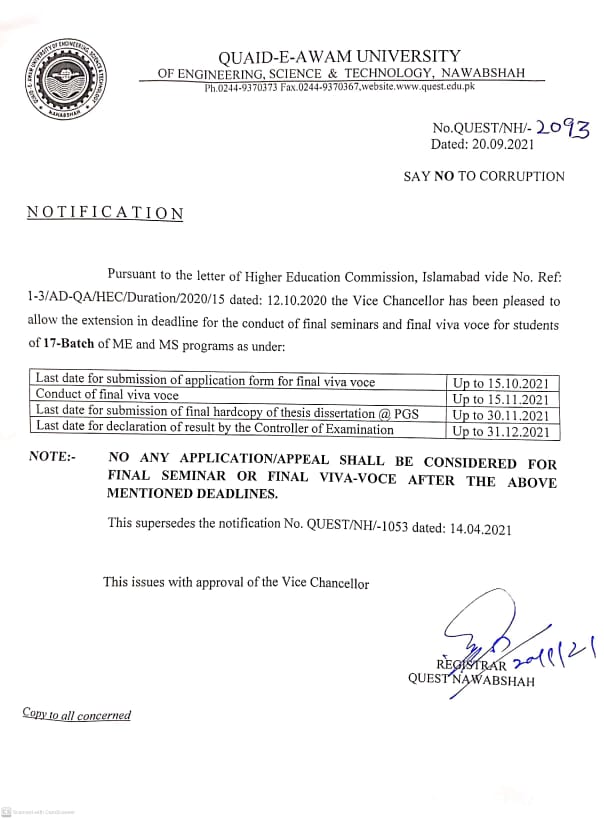 harisjawad's tweet photo. Results of around 30 ME/MS students were halted for six months by EX-VC Saleem Raza Samo just for the sake of personal grievances with the supervisor
#Justice4QUEST
@CM_Sindh @MediaCellPPP @MISMAILRAHOO @HECPKOFFICIAL @HEC_PAKISTAN @FAPUSA @FAPUASA_SINDH @BBHUTTOZARDARI
@Quta2023 https://t.co/38GcU5DGY5