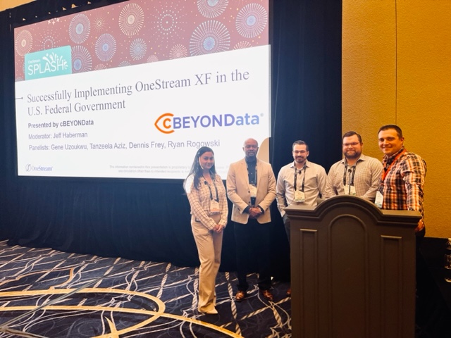 cBEYONData's tweet photo. Today's #SplashDC panel was a success!
Thank you to everyone who attended and to our partner @MSAnalytics for all of the collaboration!
If you're interested in learning more about how we can help with reporting for federal agencies, please reach out:
https://t.co/4kUTr7Nbvo https://t.co/YbQLc6ZLlK