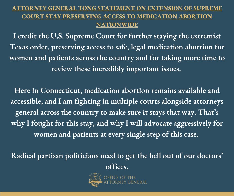 AG William Tong tweet media