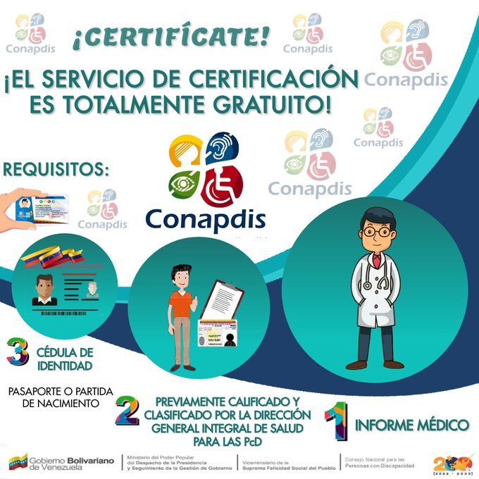 Conapdisvenezuelaoficial tweet media