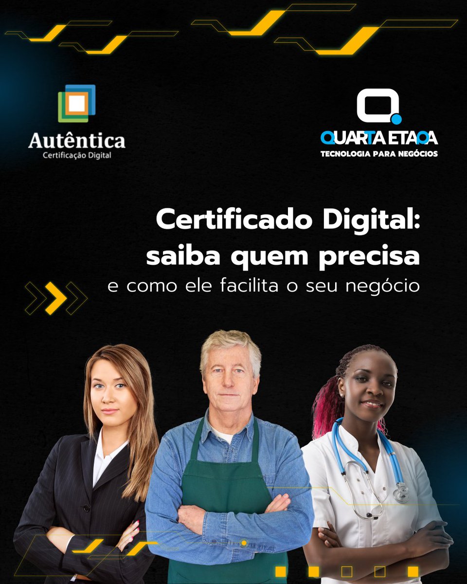 quartaetapa's tweet photo. Você precisa de um Certificado Digital para sua empresa? A Quarta Etapa e a Autêntica podem te ajudar! Saiba mais sobre os benefícios e as obrigações da Certificação Digital no nosso site.

#certificadodigital #ICPBrasil #eCNPJ #eCP #quartaetapatecnologia https://t.co/wnb4mUYw6Q