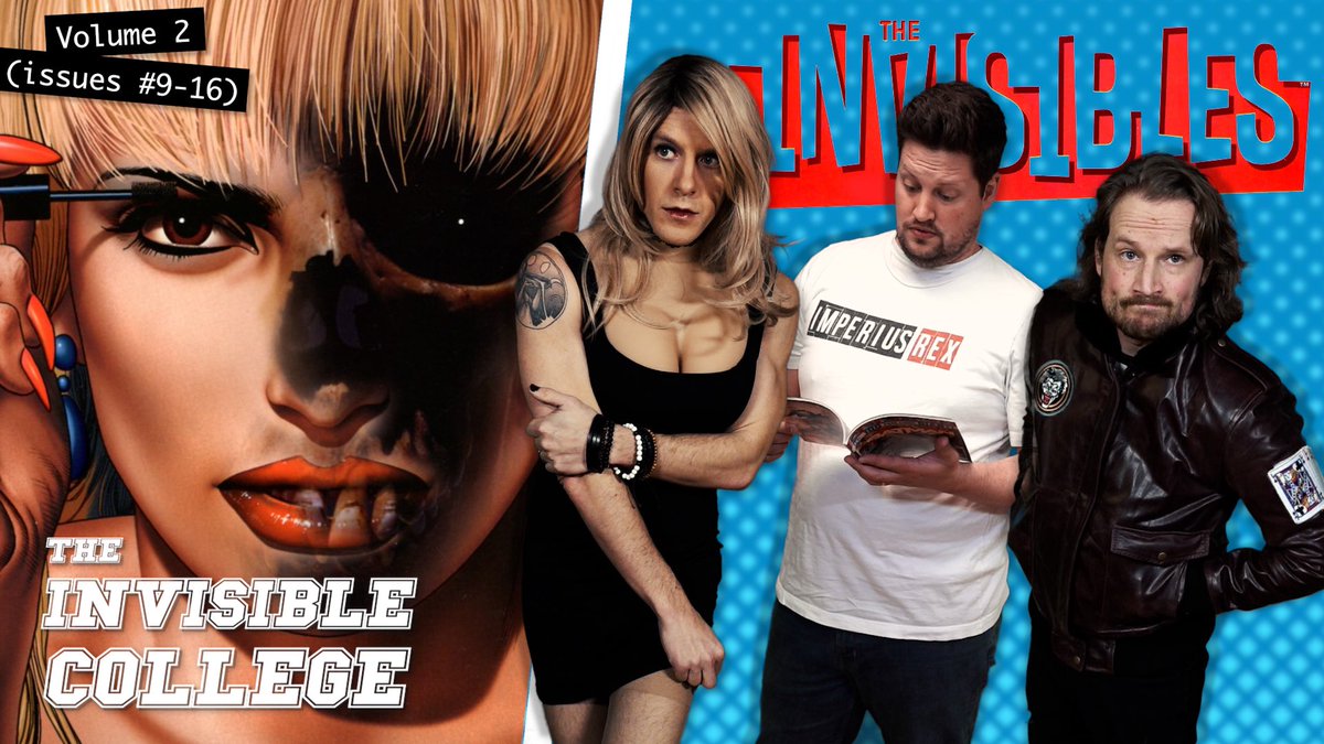 ImperiusRexShow's tweet photo. Tune in on 4/20 as we discuss the transformative nature of Grant Morrison’s The Invisibles vol 2:
https://t.co/q1cdKhvABz
Join for live chat and more Invisible College class discussion! 
#grantmorrison #theinvisibles #invisiblecollege #vertigo https://t.co/L1r3sh0CXf