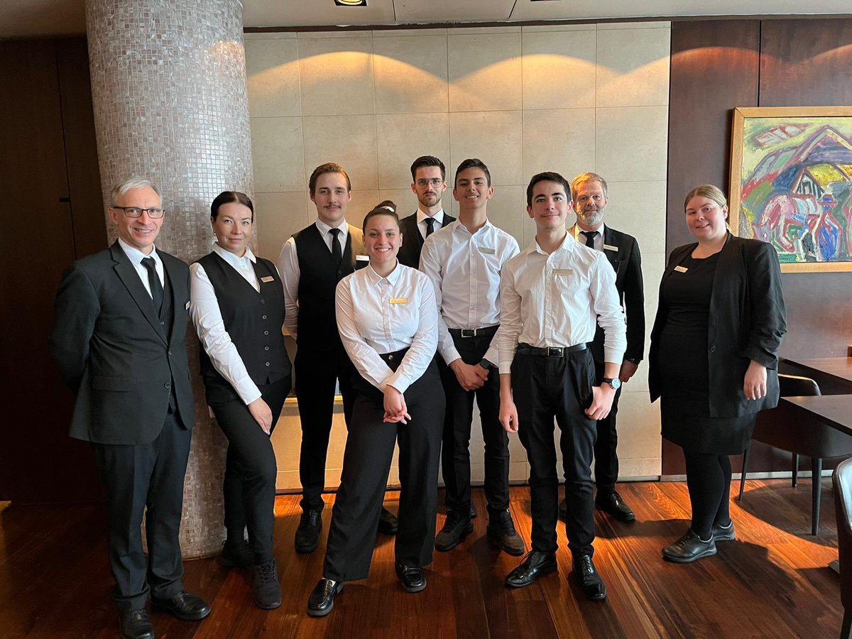 lpmartinbret's tweet photo. Visiting now Laura, Adrien, Yoann and Logan at @hiltonreykjavik . 4 weeks internship with @ErasmusplusFR @education_gouv #bacprocsr @noselevesontdutalent https://t.co/qKbqhj5yfb