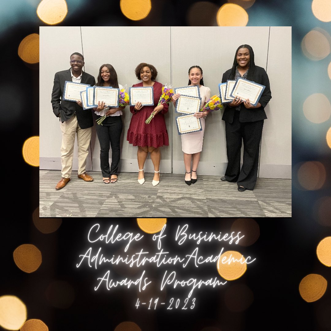 naba_shsu's tweet photo. It was some NABA excellence at the COBA Academic Awards Banquet! We would like to highlight some of our members who received scholarships at last night’s banquet. Congratulations Everyone!!! https://t.co/JZT8WtOcvc