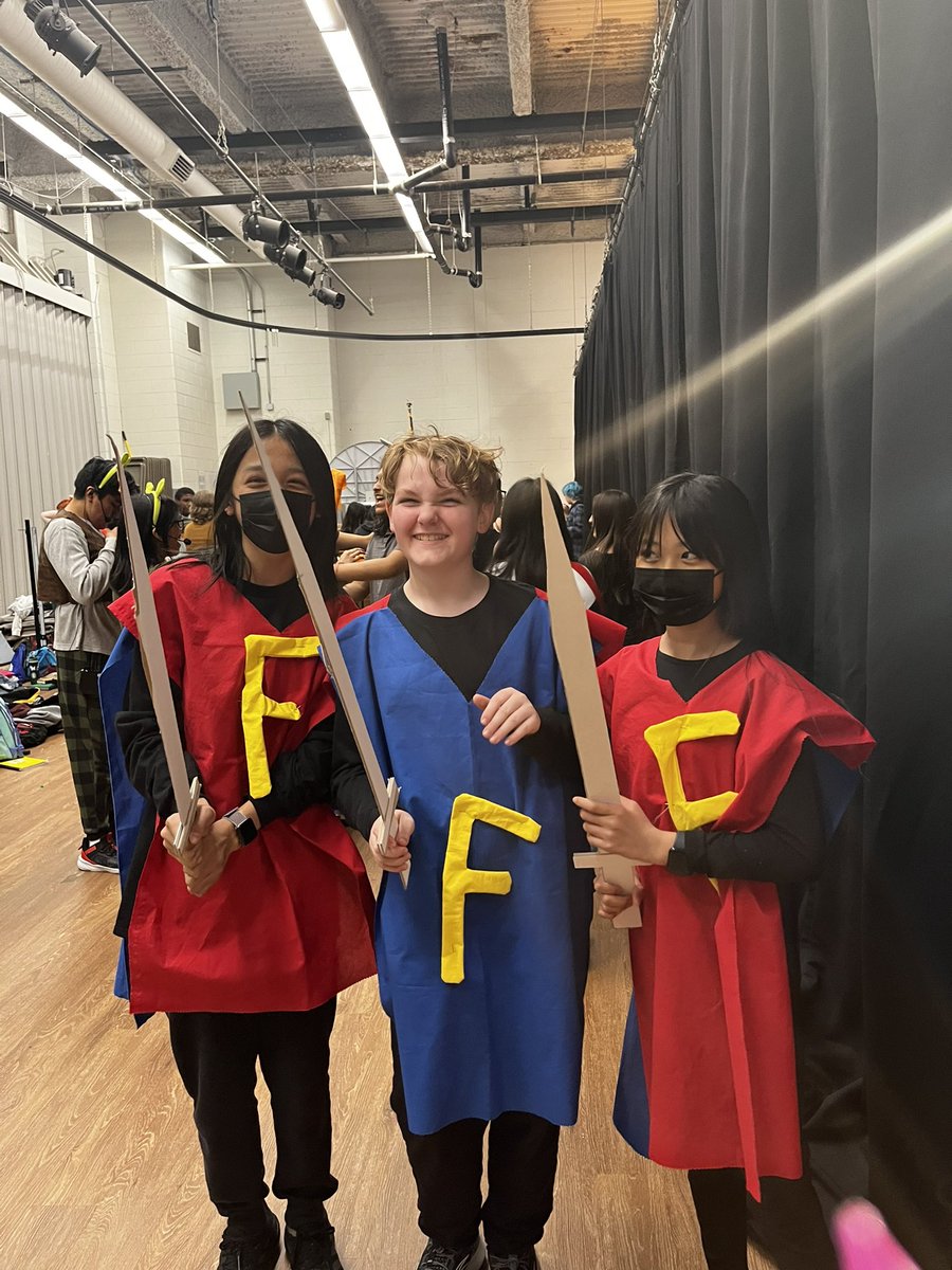patienceteaches's tweet photo. The Shrek cast &amp; crew knocked it out of the swamp today at their first performance! Bravo! We are so proud of them! @WinstonCampus @WCEaglesD15 @D15Schools https://t.co/xJoMNdqjeG