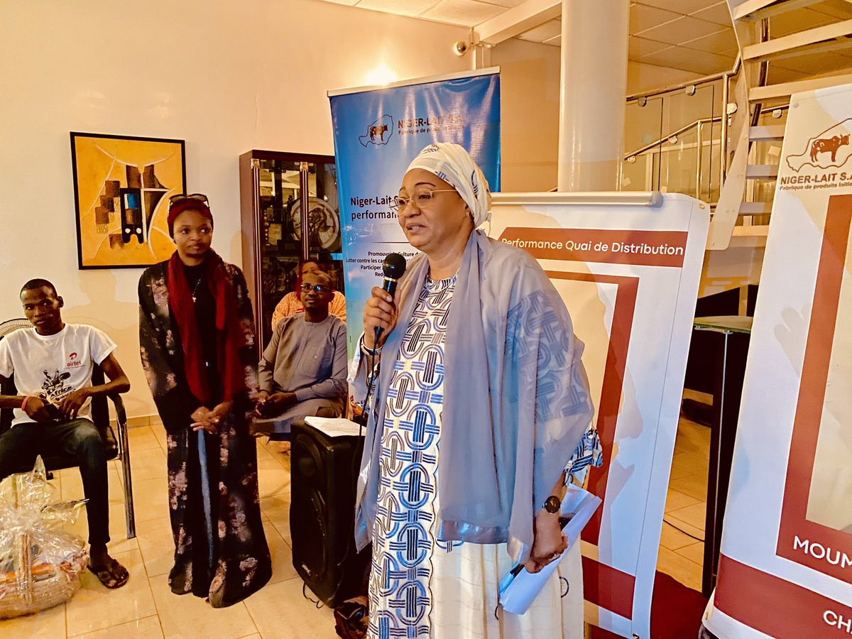 NigerLait's tweet photo. Nous avons eu le plaisir de récompenser au cours d’une séance de gratification nos meilleurs agents. Nous avons pu constater de manière évidente que l'engagement et l'enthousiasme de ces membres de notre famille ont un impact tangible sur la qualité de notre entreprise.

🥳✔️ https://t.co/TKnFI6uyeE