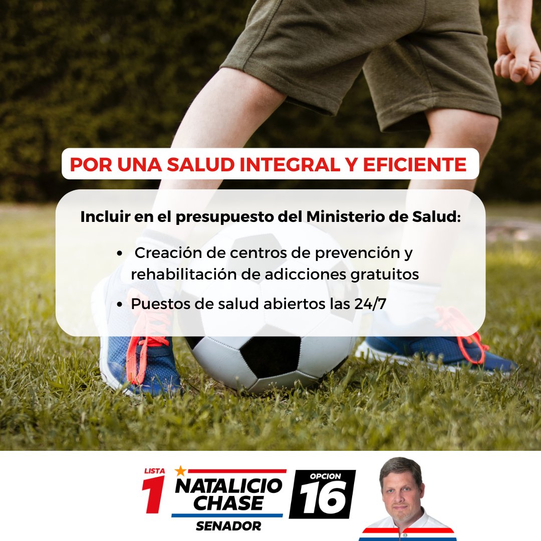 Nataliciochase1's tweet photo. Vamos a lograr incluir en el presupuesto del Ministerio de Salud las herramientas para que todos, especialmente los niños y jóvenes, tengan las mismas oportunidades y acceso a una salud integral y eficiente. #ParaVolverACreerPy 🇵🇾 https://t.co/ygDwDdI0cG