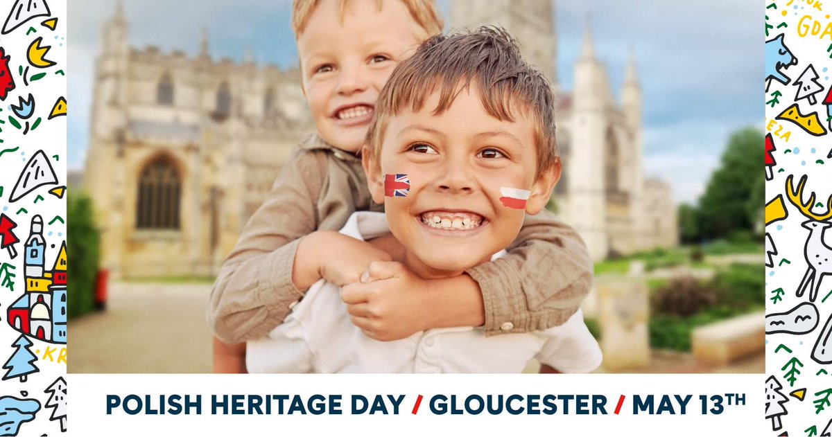 PLHeritageDay's tweet photo. 🇬🇧👋 Hello👋🇵🇱
Don't miss out on this exciting event! #PolishHeritageDay 🗓️ Save the date and join us for Polish Heritage Day in #Gloucester, Kings Square. We will start at 12 pm! See you there 🤩
#Gloucestershire #cheltenham #festival #PLheritageday #PLheritagedays #PolesinUK https://t.co/t0azLgXrFm